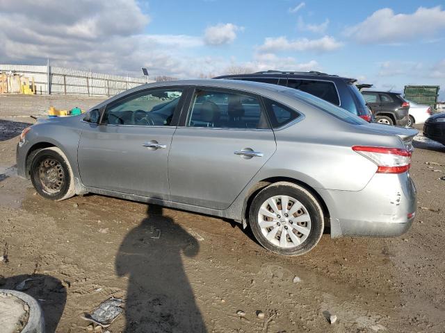 3N1AB7AP1DL788494 - 2013 NISSAN SENTRA S GRAY photo 2