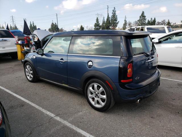 WMWMM3C53ATZ32513 - 2010 MINI COOPER S CLUBMAN BLUE photo 2