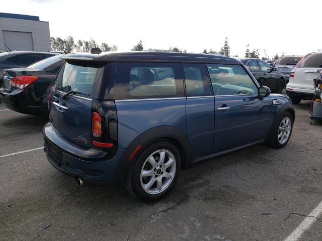 WMWMM3C53ATZ32513 - 2010 MINI COOPER S CLUBMAN BLUE photo 3