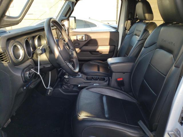 1C4JJXP60MW802720 - 2021 JEEP WRANGLER U SAHARA 4XE WHITE photo 7