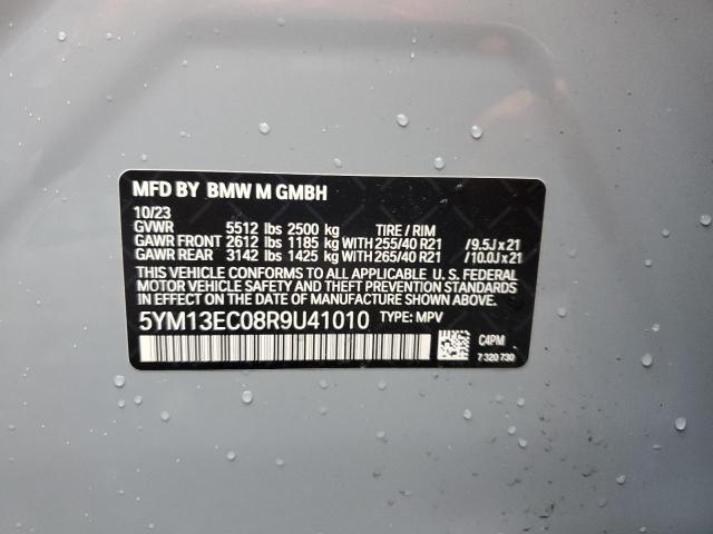 5YM13EC08R9U41010 - 2024 BMW X3 M GRAY photo 14