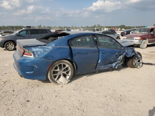 2C3CDXHG7LH213429 - 2020 DODGE CHARGER SX GT BLUE photo 3