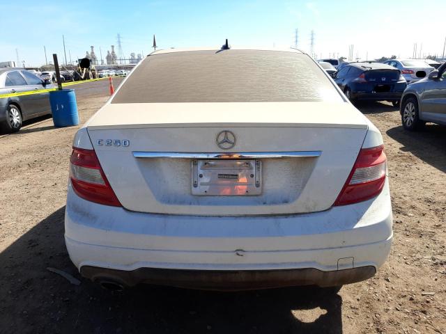 WDDGF4HB9CR194558 - 2012 MERCEDES-BENZ C 250 WHITE photo 6