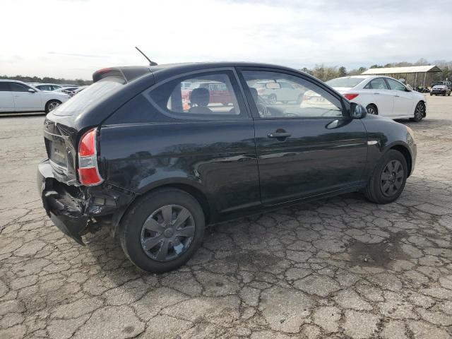 KMHCM36C37U001422 - 2007 HYUNDAI ACCENT GS BLACK photo 3