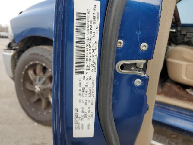 1D3HV13T79S721442 - 2009 DODGE RAM 1500 BLUE photo 12