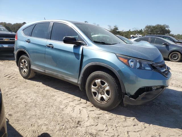 2HKRM3H3XEH505422 - 2014 HONDA CR-V LX TURQUOISE photo 4