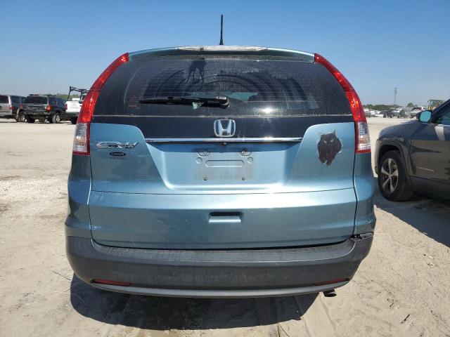 2HKRM3H3XEH505422 - 2014 HONDA CR-V LX TURQUOISE photo 6