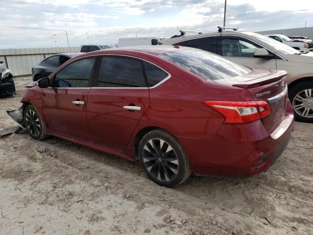 3N1CB7AP7HY382205 - 2017 NISSAN SENTRA SR TURBO RED photo 2