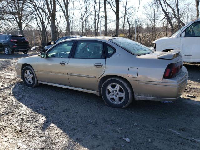 2G1WH55K159146293 - 2005 CHEVROLET IMPALA LS GOLD photo 2