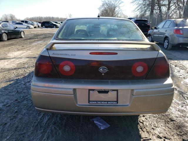 2G1WH55K159146293 - 2005 CHEVROLET IMPALA LS GOLD photo 6