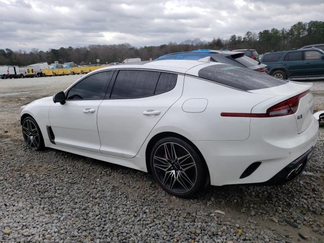 KNAE55LC5P6131780 - 2023 KIA STINGER GT2 WHITE photo 2