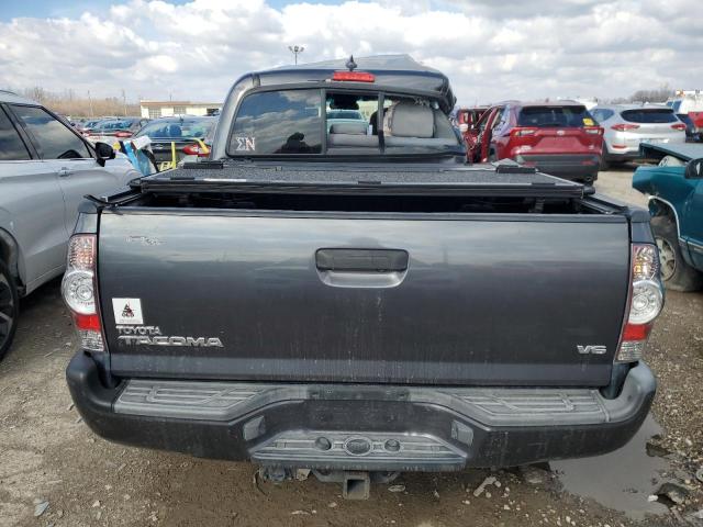 3TMLU4EN0EM162759 - 2014 TOYOTA TACOMA DOUBLE CAB CHARCOAL photo 6