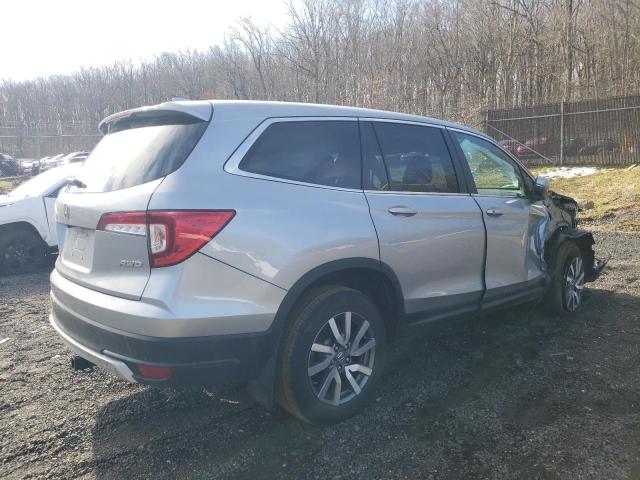 5FNYF6H58NB032739 - 2022 HONDA PILOT EXL SILVER photo 3