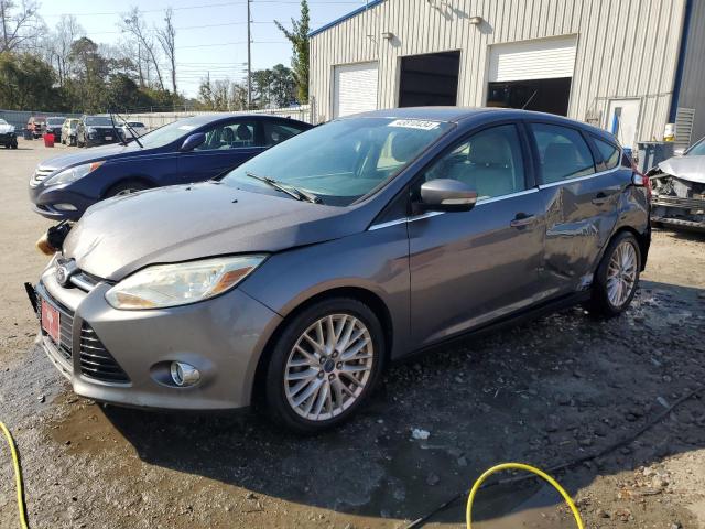 1FAHP3M21CL416420 - 2012 FORD FOCUS SEL GRAY photo 1