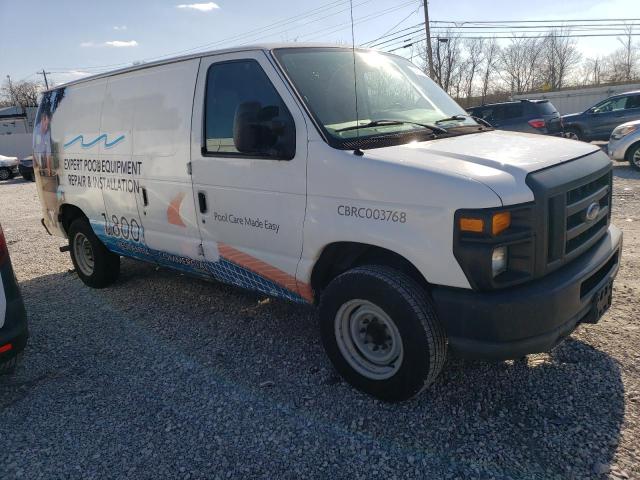 1FTNE1EW0BDA96072 - 2011 FORD ECONOLINE E150 VAN WHITE photo 4