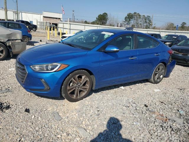 KMHD84LF2HU283289 - 2017 HYUNDAI ELANTRA SE BLUE photo 1