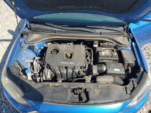 KMHD84LF2HU283289 - 2017 HYUNDAI ELANTRA SE BLUE photo 11