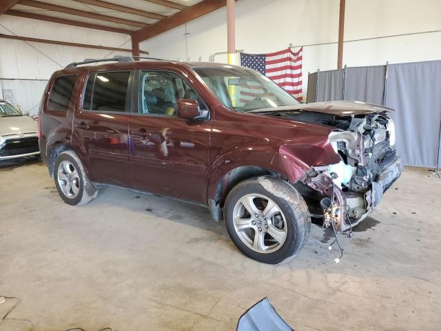 5FNYF4H53CB052429 - 2012 HONDA PILOT EXL BURGUNDY photo 4