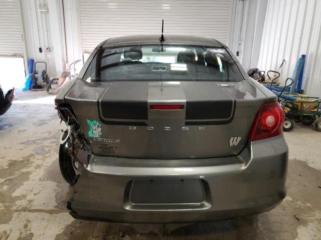 1C3CDZAB1CN181899 - 2012 DODGE AVENGER SE GRAY photo 6