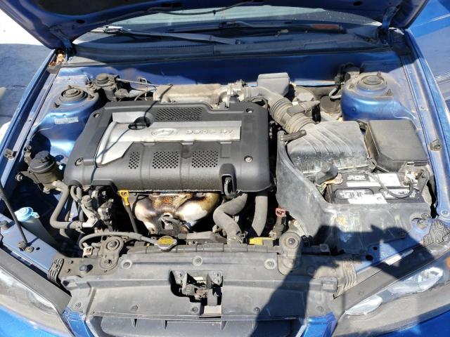 KMHDN46D54U797330 - 2004 HYUNDAI ELANTRA GLS BLUE photo 11