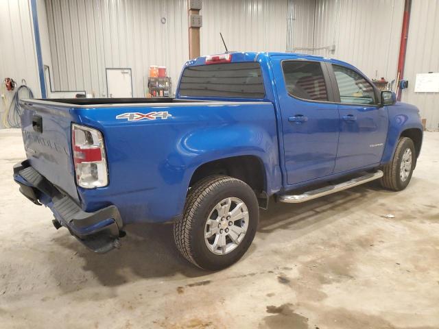 1GCGTCEN1M1239424 - 2021 CHEVROLET COLORADO LT BLUE photo 3