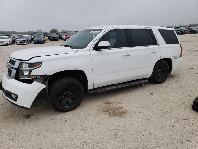 1GNLCDEC8JR284951 - 2018 CHEVROLET TAHOE POLICE WHITE photo 1