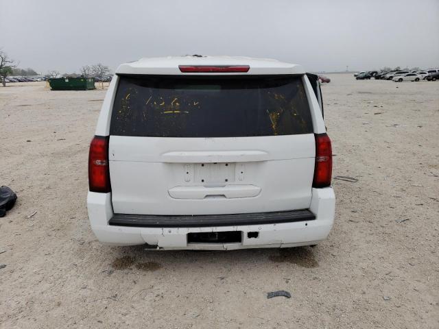 1GNLCDEC8JR284951 - 2018 CHEVROLET TAHOE POLICE WHITE photo 6