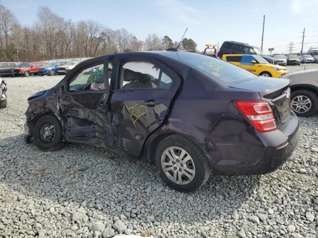 1G1JB5SH7H4171484 - 2017 CHEVROLET SONIC LS იასამნისფერი ფოტო 2