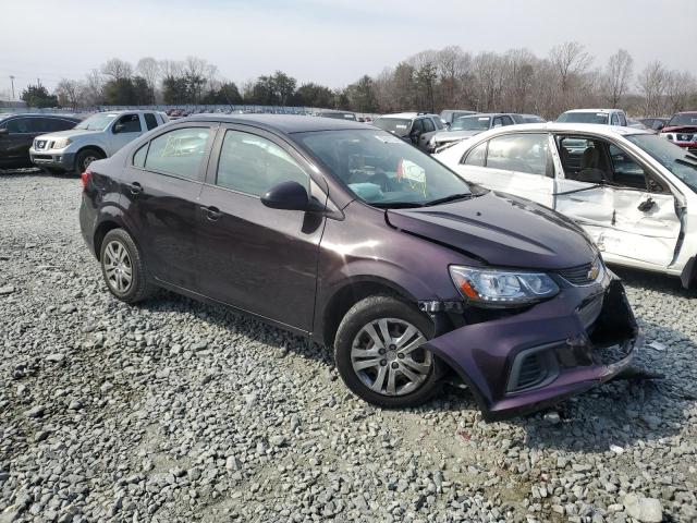 1G1JB5SH7H4171484 - 2017 CHEVROLET SONIC LS იასამნისფერი ფოტო 4