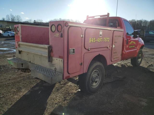 1FTWF31P85EB59039 - 2005 FORD F350 SRW SUPER DUTY RED photo 4