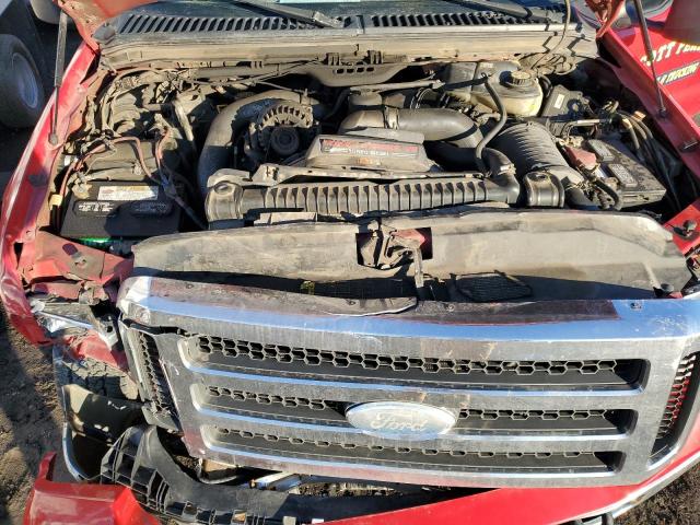 1FTWF31P85EB59039 - 2005 FORD F350 SRW SUPER DUTY RED photo 7