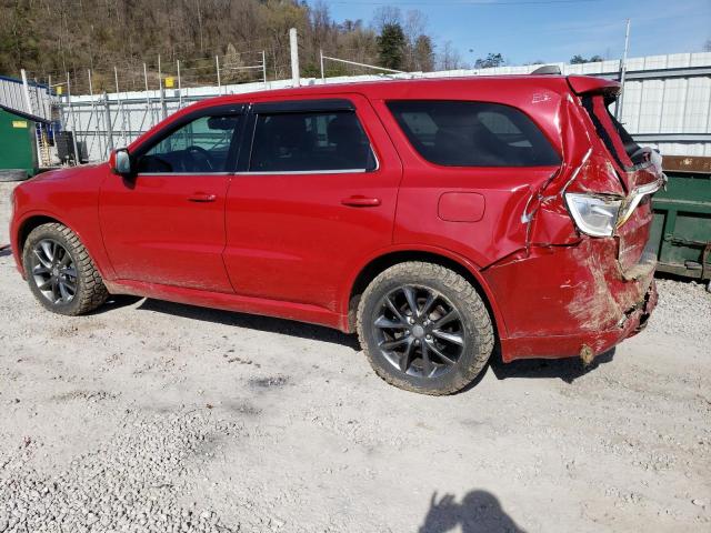 1C4RDJAG7EC598378 - 2014 DODGE DURANGO SXT RED photo 2