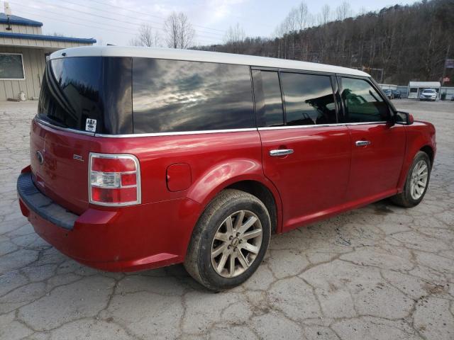 2FMGK5CC3CBD05583 - 2012 FORD FLEX SEL RED photo 3