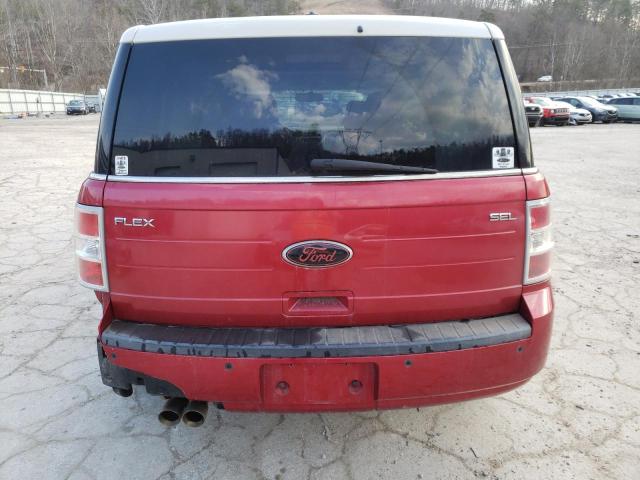 2FMGK5CC3CBD05583 - 2012 FORD FLEX SEL RED photo 6