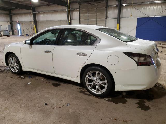 1N4AA5AP2EC454384 - 2014 NISSAN MAXIMA S WHITE photo 2