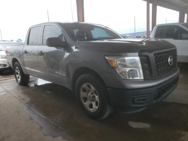 1N6AA1EK7HN527241 - 2017 NISSAN TITAN S GRAY photo 4