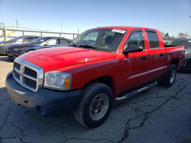 1D7HE28K56S505136 - 2006 DODGE DAKOTA QUAD RED photo 1