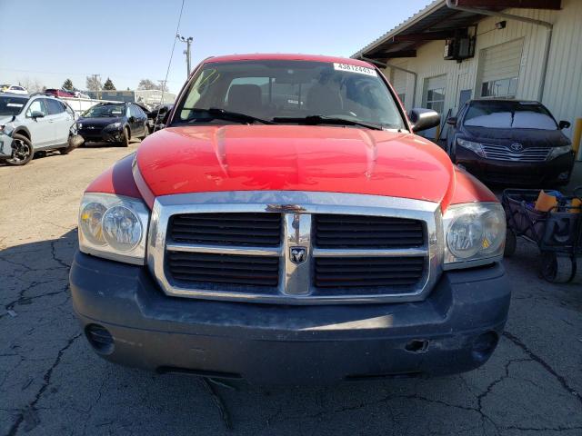 1D7HE28K56S505136 - 2006 DODGE DAKOTA QUAD RED photo 5