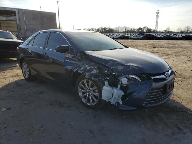 4T1BD1FK1FU165144 - 2015 TOYOTA CAMRY HYBRID CHARCOAL photo 4