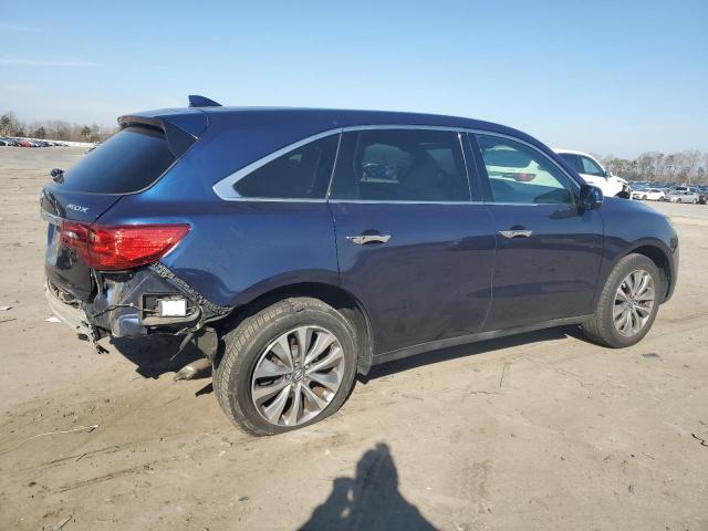 5FRYD3H41EB005621 - 2014 ACURA MDX TECHNOLOGY BLUE photo 3