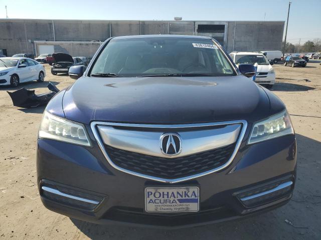 5FRYD3H41EB005621 - 2014 ACURA MDX TECHNOLOGY BLUE photo 5