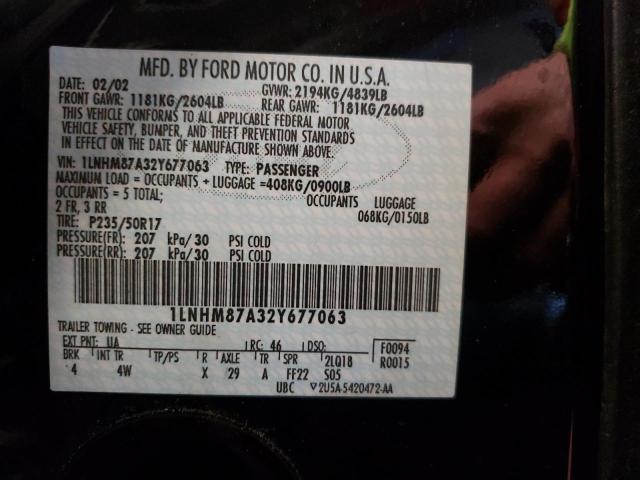 1LNHM87A32Y677063 - 2002 LINCOLN LS Qara foto 12