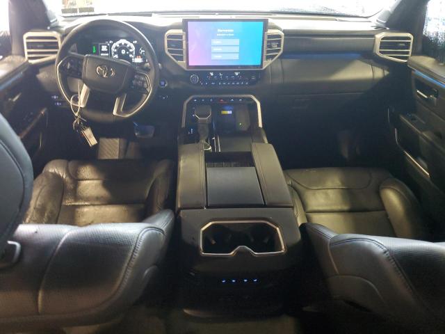 5TFNA5DB9PX087409 - 2023 TOYOTA TUNDRA CREWMAX PLATINUM Blau Foto 8