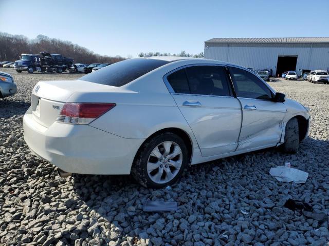 1HGCP36849A048195 - 2009 HONDA ACCORD EXL WHITE photo 3