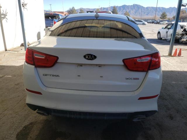 5XXGN4A74FG434920 - 2015 KIA OPTIMA EX WHITE photo 6