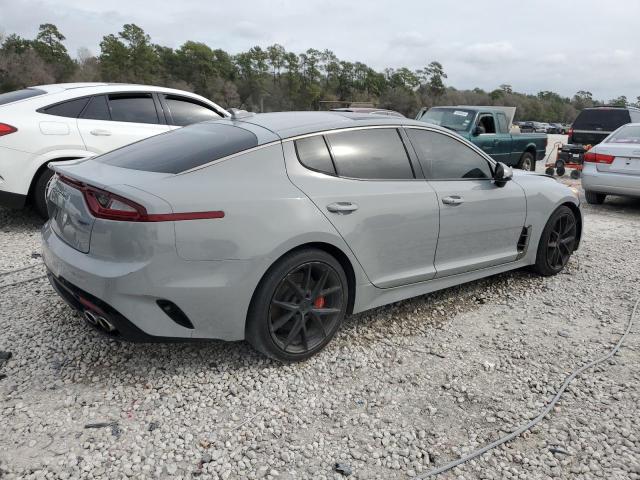 KNAE45LC1K6066471 - 2019 KIA STINGER GT1 GRAY photo 3