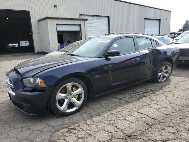 2C3CDXCT1CH163373 - 2012 DODGE CHARGER R/T BLUE photo 1