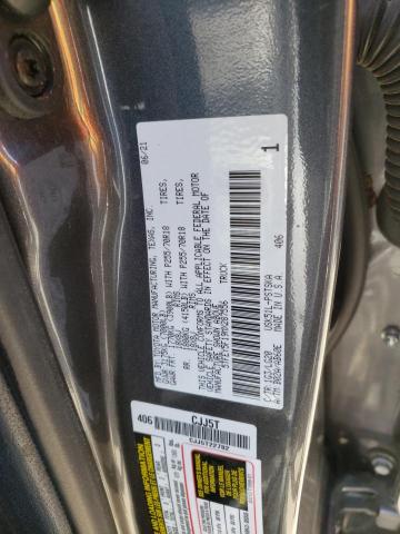 5TFEY5F19MX287556 - 2021 TOYOTA TUNDRA CREWMAX SR5 GRAY photo 12