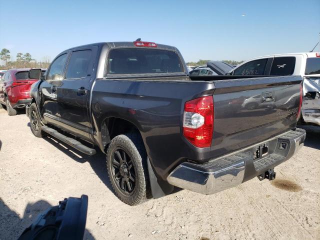 5TFEY5F19MX287556 - 2021 TOYOTA TUNDRA CREWMAX SR5 GRAY photo 2