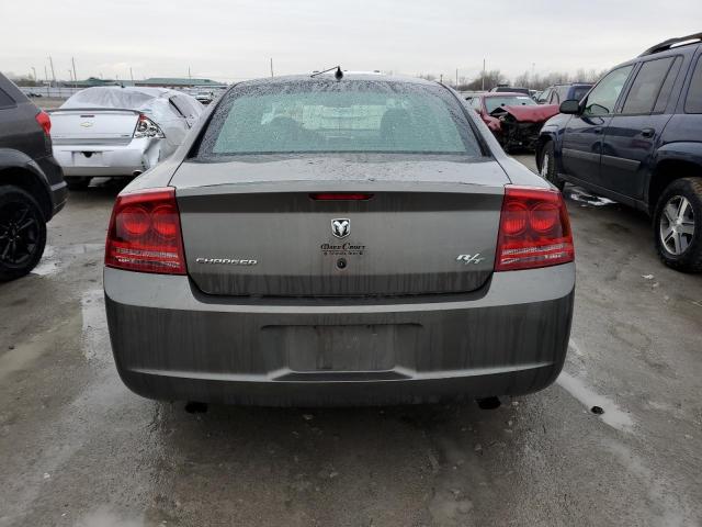 2B3KA53H68H127705 - 2008 DODGE CHARGER R/T GRAY photo 6